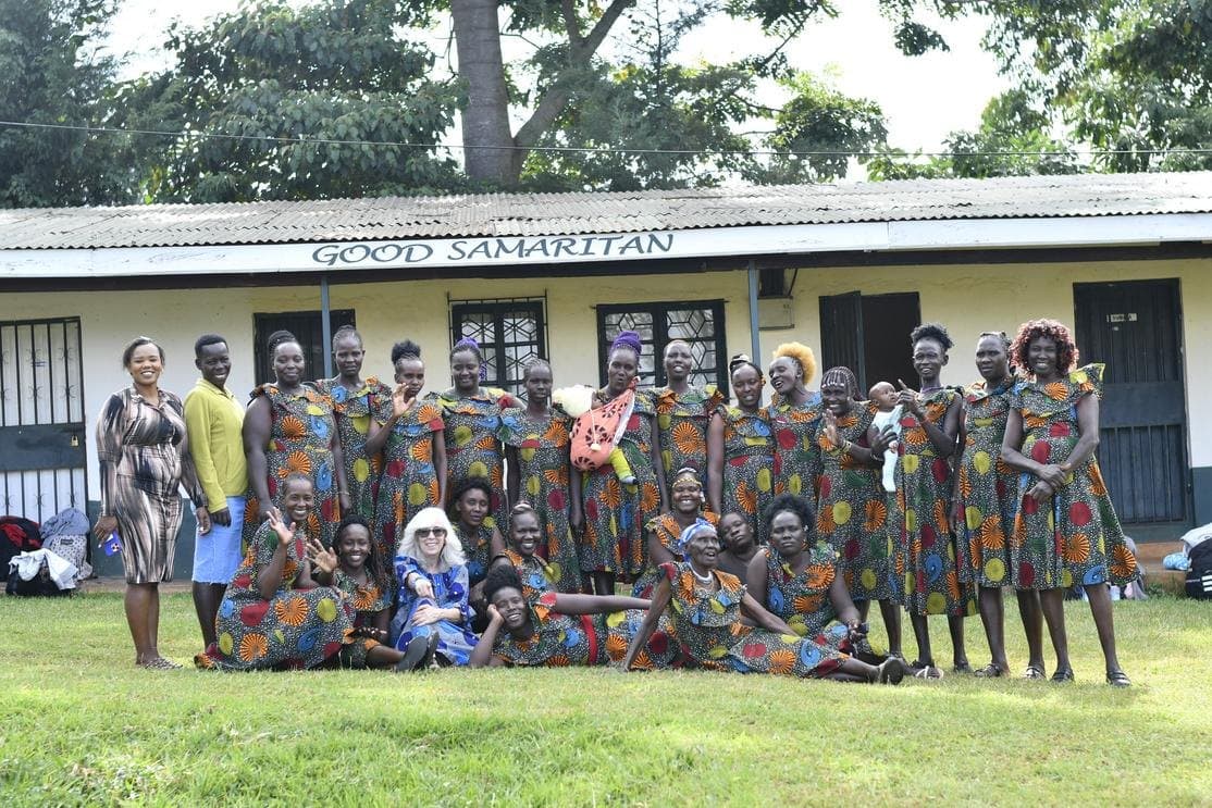 The women of Baskets and Beads Kenya